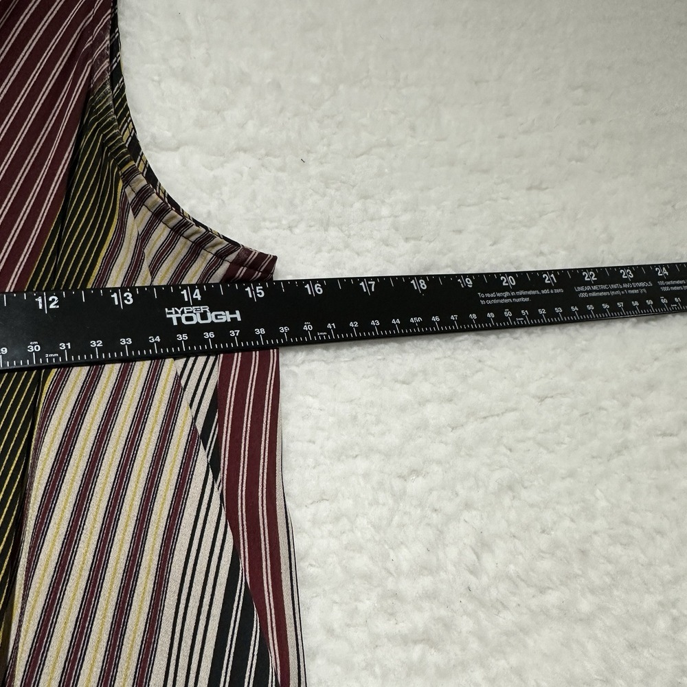 Peyton Jensen Women's Multicolor Stripe Sleeveless Maxi Dress Size S Made In USA - Picture 8 of 8